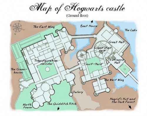 Карта Хогвартса